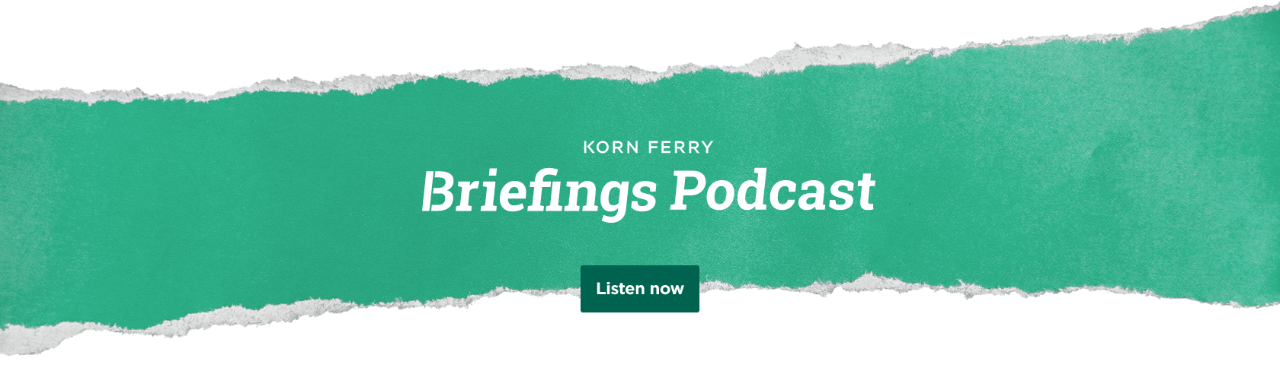 listen now to our Briefings Podcast