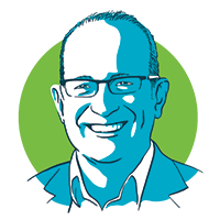 Grant Duncan headshot line drawing