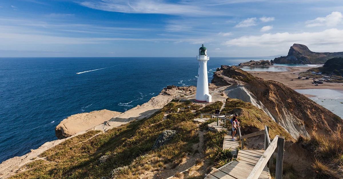 lighthouse on coastline