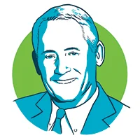 Joe Griesedieck headshot line drawing