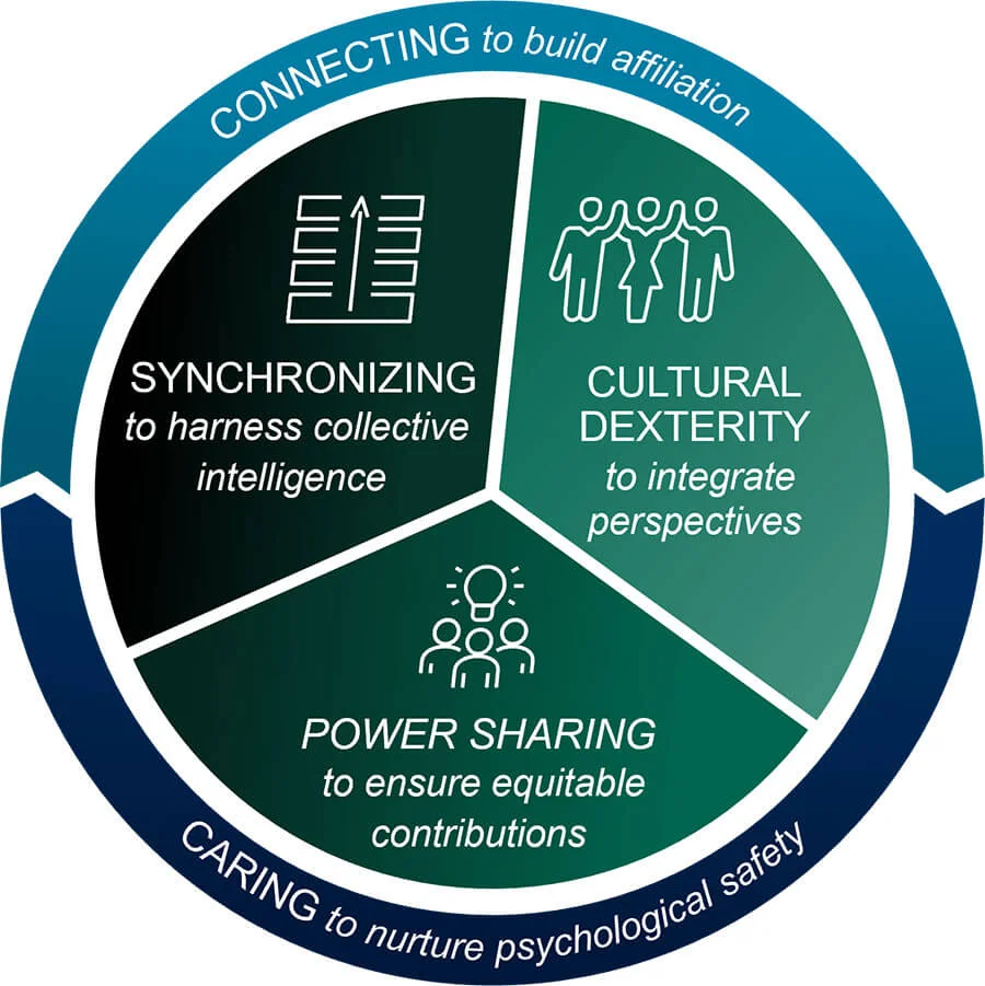 Inclusive Teams Model illustrating the text below